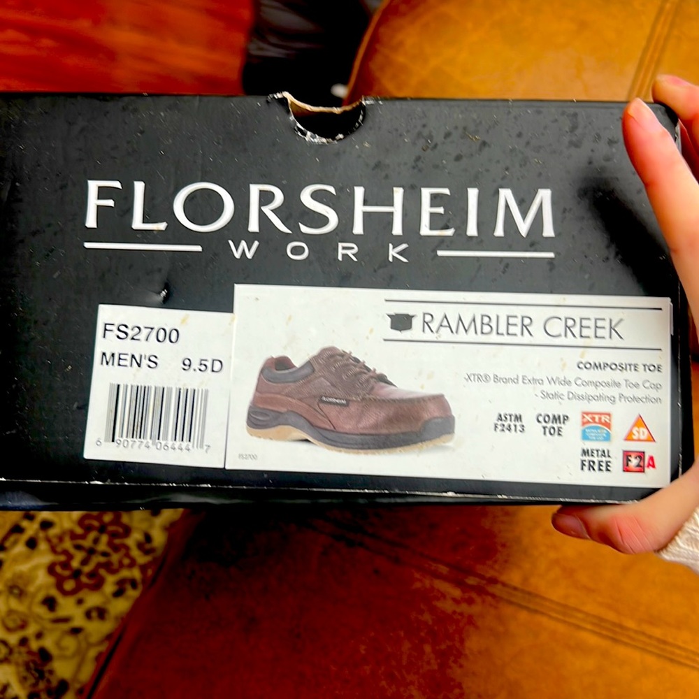 Florsheim Work Men's Rambler Creek F2413 steel toe